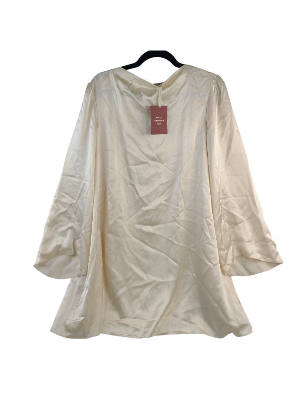 Reformation Astrid Silk Dress Fior Di Latte Size 12 With Tags